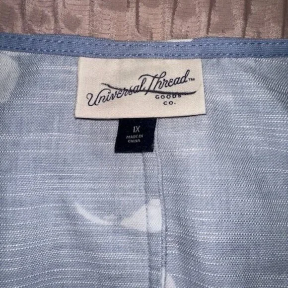 Universal Thread Blue Floral Midi Dress - Picture 6 of 8